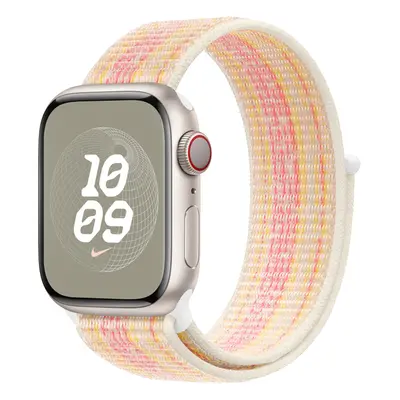 Nylonový řemínek pro Apple Watch 38/40/41mm Barevná varianta: Žluto-béžovo-růžová