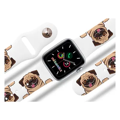 Apple watch řemínek Mopsík Rozměr: 42/44/45/49mm