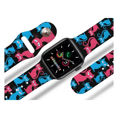 Apple watch řemínek Barevné kočky Rozměr: 38/40/41mm