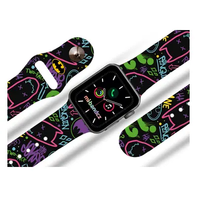 Apple watch řemínek Batman - Graffiti Rozměr: 42/44/45/49mm