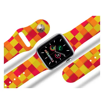 Apple watch řemínek Barevná šachovnice Rozměr: 38/40/41mm