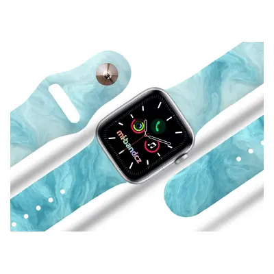 Apple watch řemínek Modrý mramor Rozměr: 38/40/41mm