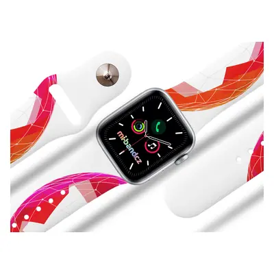 Apple watch řemínek Růžová planetka Barva: Bílá, Rozměr: 38/40/41mm