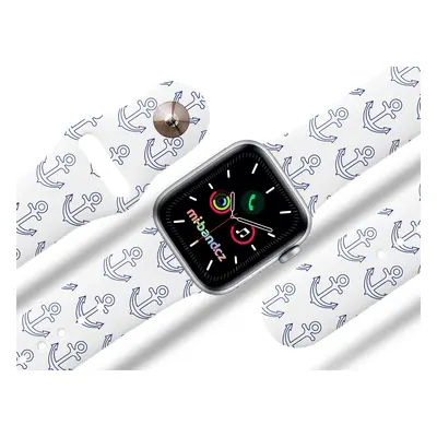 Apple watch řemínek Kotvičky Barva: Bílá, Rozměr: 38/40/41mm