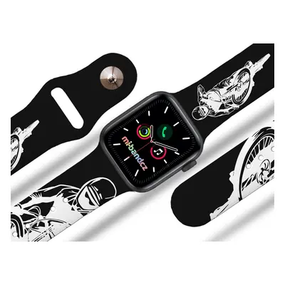 Apple watch řemínek MTB sjezdy Rozměr: 42/44/45/49mm, barva pásku: černá