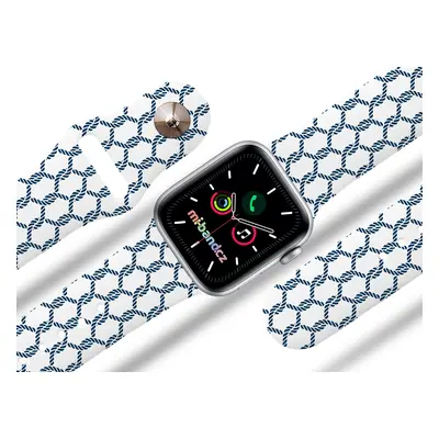 Apple watch řemínek Síť Barva: Bílá, Rozměr: 42/44/45/49mm