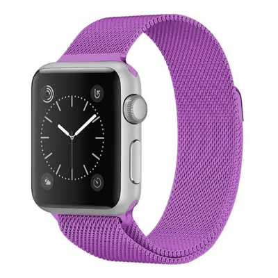 Milánský tah magnetický pro Apple Watch 42/44/45/46/49mm Barevná varianta: Fialová