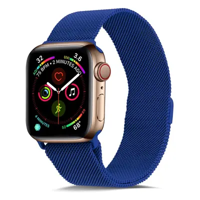 Milánský tah magnetický pro Apple Watch 42/44/45/46/49mm Barevná varianta: Modrá