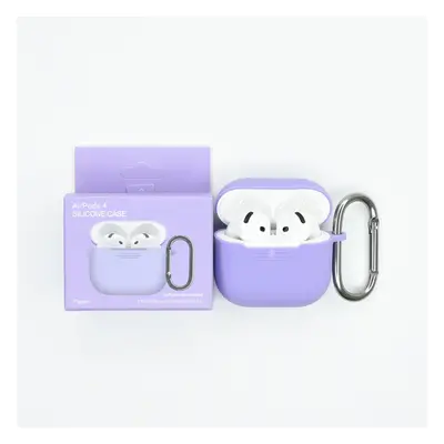 Jednobarevný obal s karabinou pro AirPods 4 Barva: Purple