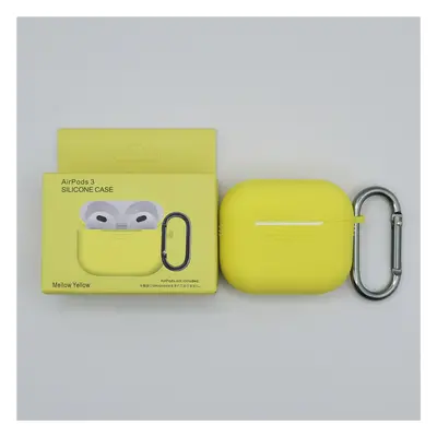 Jednobarevný obal s karabinou pro AirPods 3 Barva: Mellow Yellow