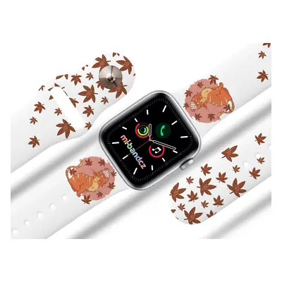 Apple watch řemínek Kočka v listí Rozměr: 38/40/41mm