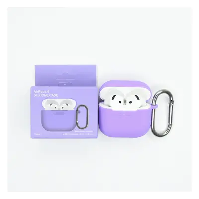 Jednobarevný obal s karabinou pro AirPods 4 Barva: Violet