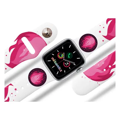 Apple watch řemínek Oheň Barva: Bílá, Rozměr: 42/44/45/49mm