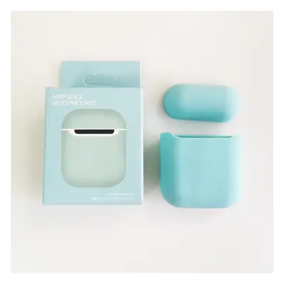 Jednobarevný obal pro AirPods 1/2 Barva: Mint blue