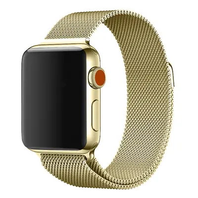 Milánský tah magnetický pro Apple Watch 42/44/45/46/49mm Barevná varianta: Zlatá