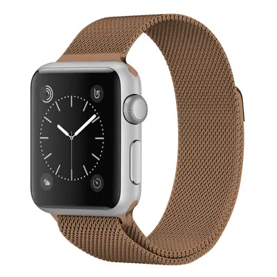 Milánský tah magnetický pro Apple Watch 42/44/45/46/49mm Barevná varianta: Hnědá