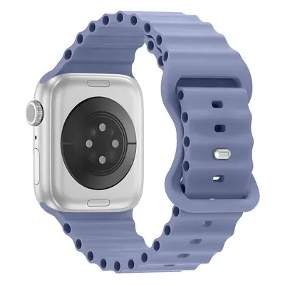 Vroubkovaný řemínek pro Apple Watch 42/44/45/46/49mm Barevná varianta: Levandulový