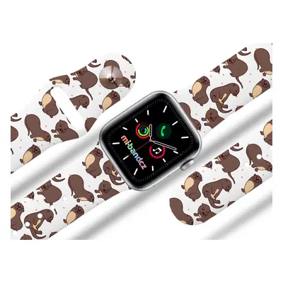 Apple watch řemínek Vydry Barva: Bílá, Rozměr: 38/40/41mm