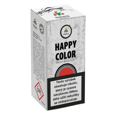 e-liquid Dekang HAPPY COLOR, 10ml Obsah nikotinu: 16 mg