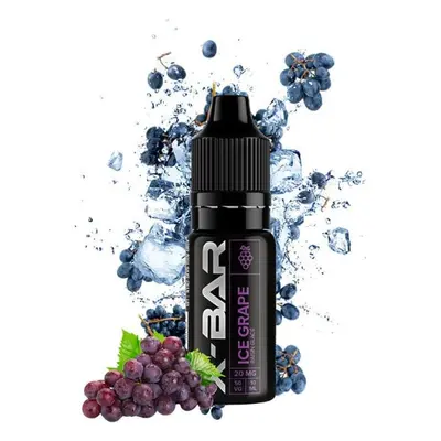 J WELL e-liquid J-Well X BAR Nic SALT - Ice Grape (Ledové hrozno) 10ml Obsah nikotinu: 10 mg