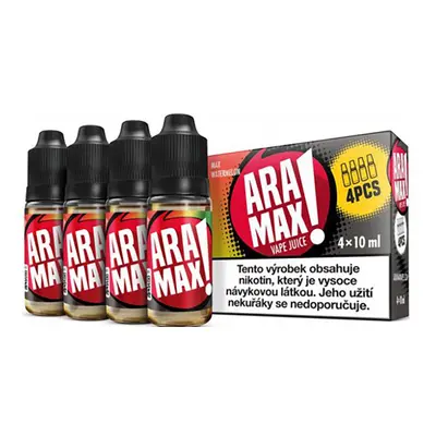 e-liquid ARAMAX Max Watermelon 4x10ml Obsah nikotinu: 3 mg