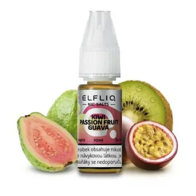 Elf Bar Vape e-liquid ELF BAR ELFLIQ Kiwi Passion Fruit Guava Obsah nikotinu: 10 mg Q