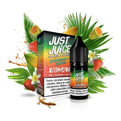 E-liquid Just Juice Salt Strawberry & Curuba (Jahoda & curuba) 10ml Obsah nikotinu: 20mg