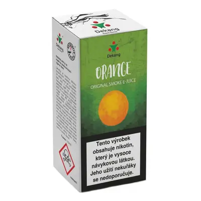 e-liquid Dekang Orange (Pomeranč), 10ml Obsah nikotinu: 6 mg