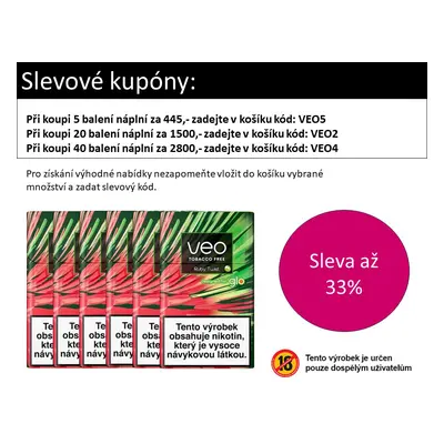 glo VEO Náplň glo veo™ RUBY TWIST