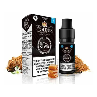 E-liquid Colinss Royal Silver (RY4 tabák) 10ml Nikotin: 3 mg