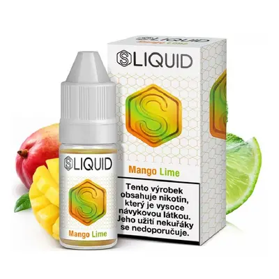 SLIQUID - Mango Lime (Mango a limetka) 10ml Obsah nikotinu: 20 mg