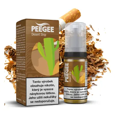 e-liquid PEEGEE - Desert Ship (Světlý Virginský tabák) 10ml Obsah nikotinu: 12 mg