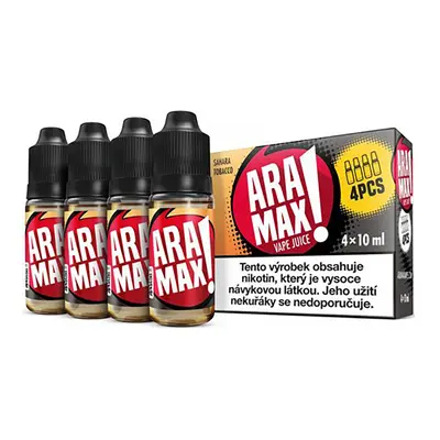 e-liquid ARAMAX Sahara Tobacco 4x10ml Obsah nikotinu: 3 mg