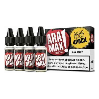 e-liquid ARAMAX Berry Mint 4x10ml Obsah nikotinu: 3 mg