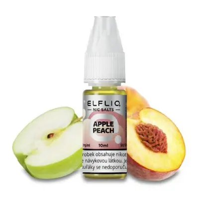 Elf Bar Vape e-liquid ELF BAR ELFLIQ Apple Peach 10ml Obsah nikotinu: 10 mg Q