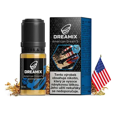 Dreamix SALT - American Dream (Americký tabák) 10ml Obsah nikotinu: 10 mg