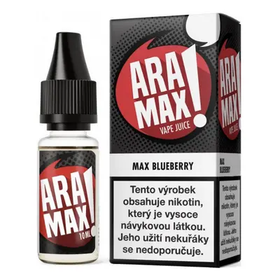 e-liquid ARAMAX Max Blueberry 10ml Obsah nikotinu: 0 mg