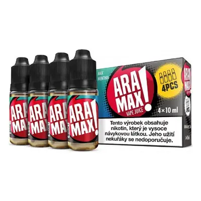 e-liquid ARAMAX Max Menthol 4x10ml Obsah nikotinu: 18 mg