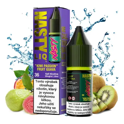 Nasty Juice Nasty LIQ Salt - Kiwi Passion Fruit Guava 10ml Obsah nikotinu: 20 mg