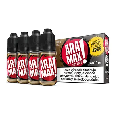 e-liquid ARAMAX Coffee Max 4x10ml Obsah nikotinu: 3 mg