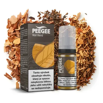 e-liquid PEEGEE - Mall Blend (Cigaretový tabák) 10ml Obsah nikotinu: 6 mg