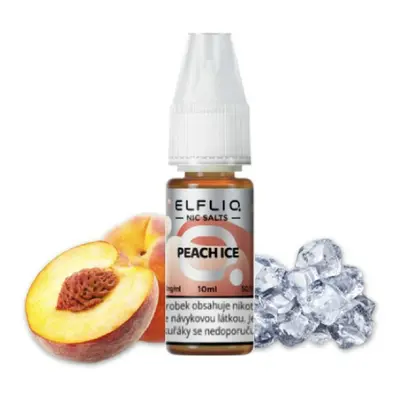 e-liquid ELF BAR ELFLIQ Peach Ice 10ml Obsah nikotinu: 20 mg Q