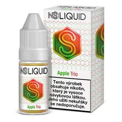 SLIQUID - Apple Trio (Trojité jablko) 10ml Obsah nikotinu: 10 mg