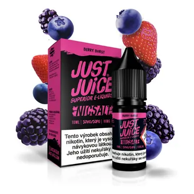 E-liquid Just Juice Salt Berry Burst (Lesní směs) 10ml Obsah nikotinu: 20mg