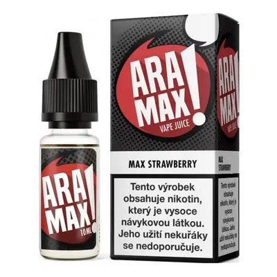 e-liquid ARAMAX Strawberry 10ml Obsah nikotinu: 0 mg