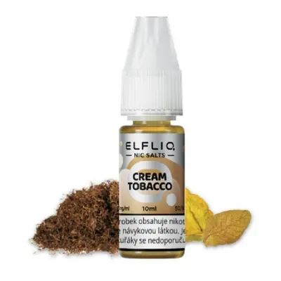 e-liquid ELF BAR ELFLIQ Cream Tobacco 10ml Obsah nikotinu: 10 mg Q