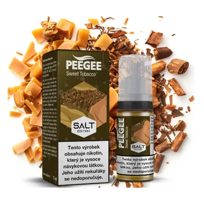 e-liquid PEEGEE SALT - Sweet Tobacco (Sladký tabák) 10ml Obsah nikotinu: 10 mg