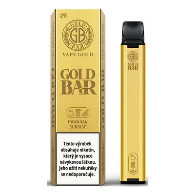 Vape Gold Gold Bar - Hawaiian Sunrise (Meloun, ananas, broskev) - 20mg