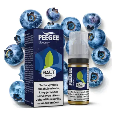 e-liquid PEEGEE SALT - Blueberry (Borůvka) 10ml Obsah nikotinu: 10 mg