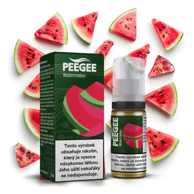 e-liquid PEEGEE - Watermelon (Vodní meloun) 10ml Obsah nikotinu: 12 mg